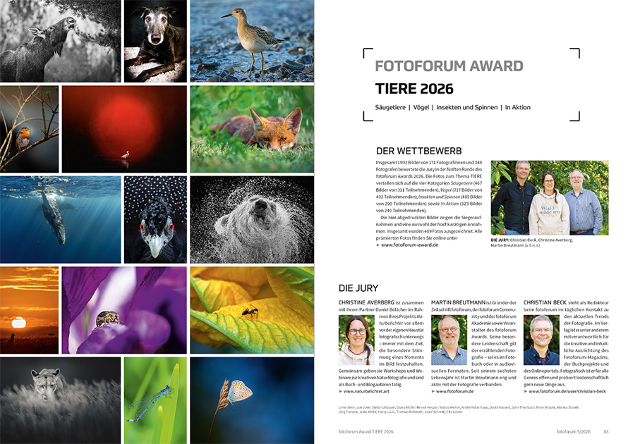 fotoforum Magazin </br> Ausgabe 5/2026 8 fotoforum Magazin </br> Ausgabe 5/2026 – Bild 8