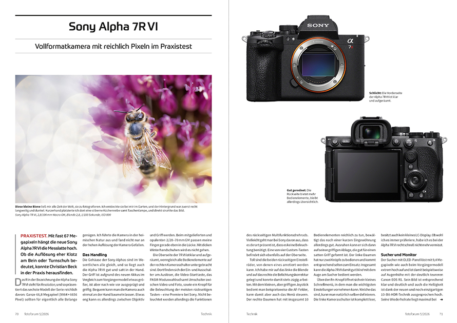 fotoforum Magazin </br> Ausgabe 5/2026 6 fotoforum Magazin </br> Ausgabe 5/2026 – Bild 6