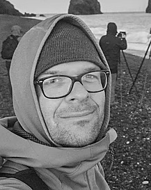 Porträtfoto des Fotografen Christian Beck, Redakteur fotoforum, Begleiter der Fotoreise "Islands Süden im Spätsommer. Vulkan, Landschaft und Eis."