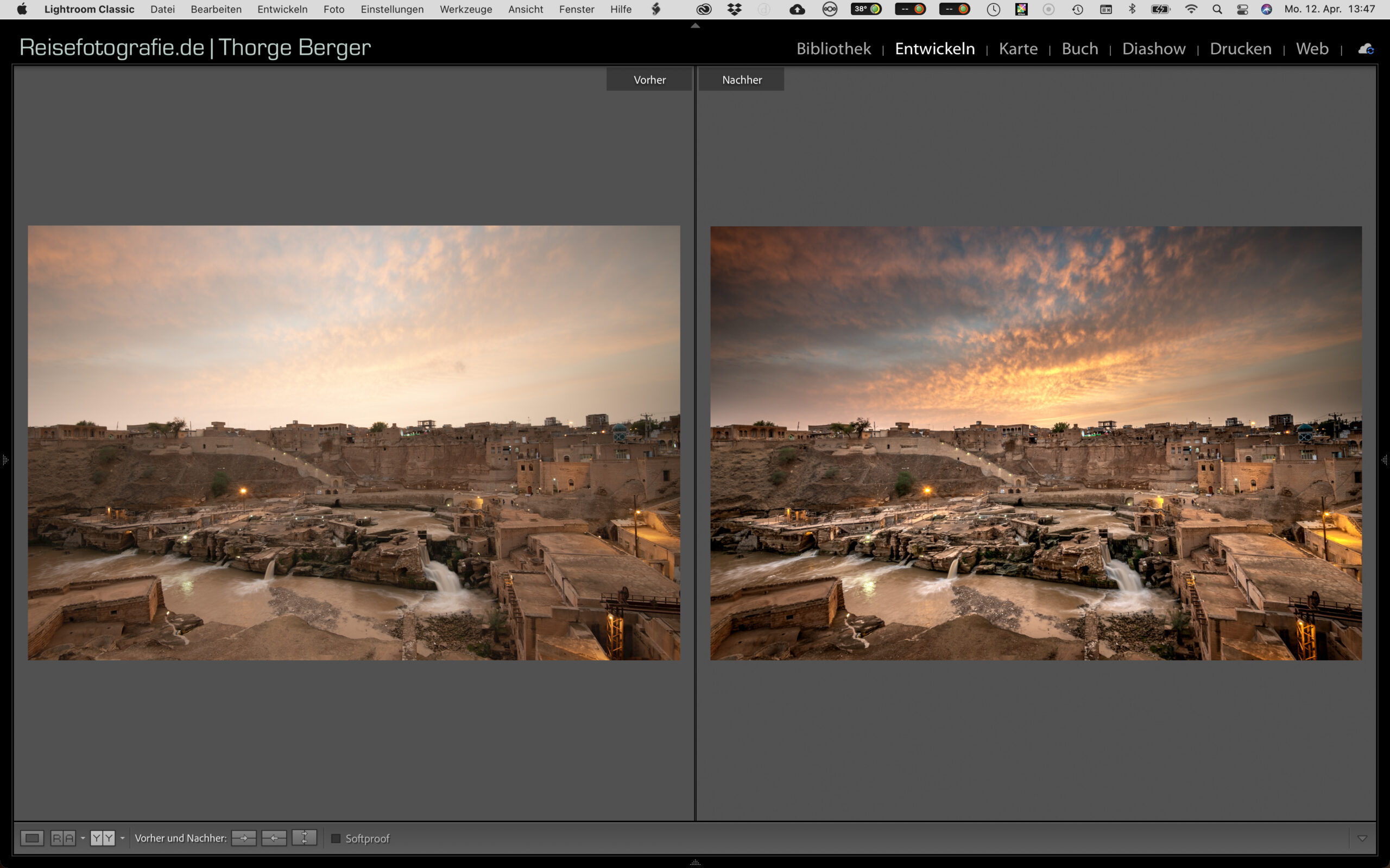 <b>Thorge Berger: Lightroom effektiv nutzen</b><br />29.04.2027 - 20.05.2027 2 Thorge Berger: Lightroom effektiv nutzen