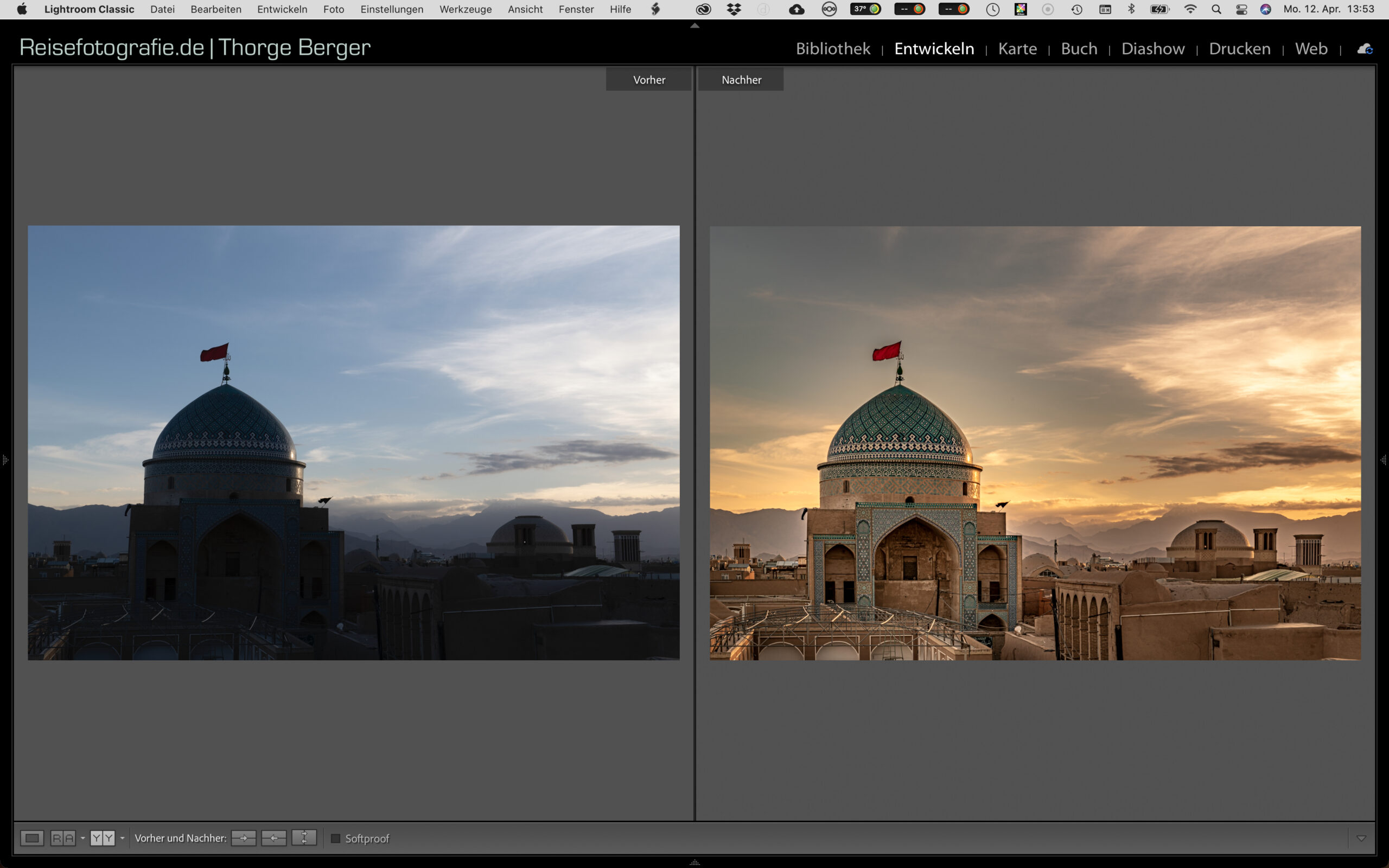 <b>Thorge Berger: Lightroom effektiv nutzen</b><br />29.04.2027 - 20.05.2027 6 Thorge Berger: Lightroom effektiv nutzen