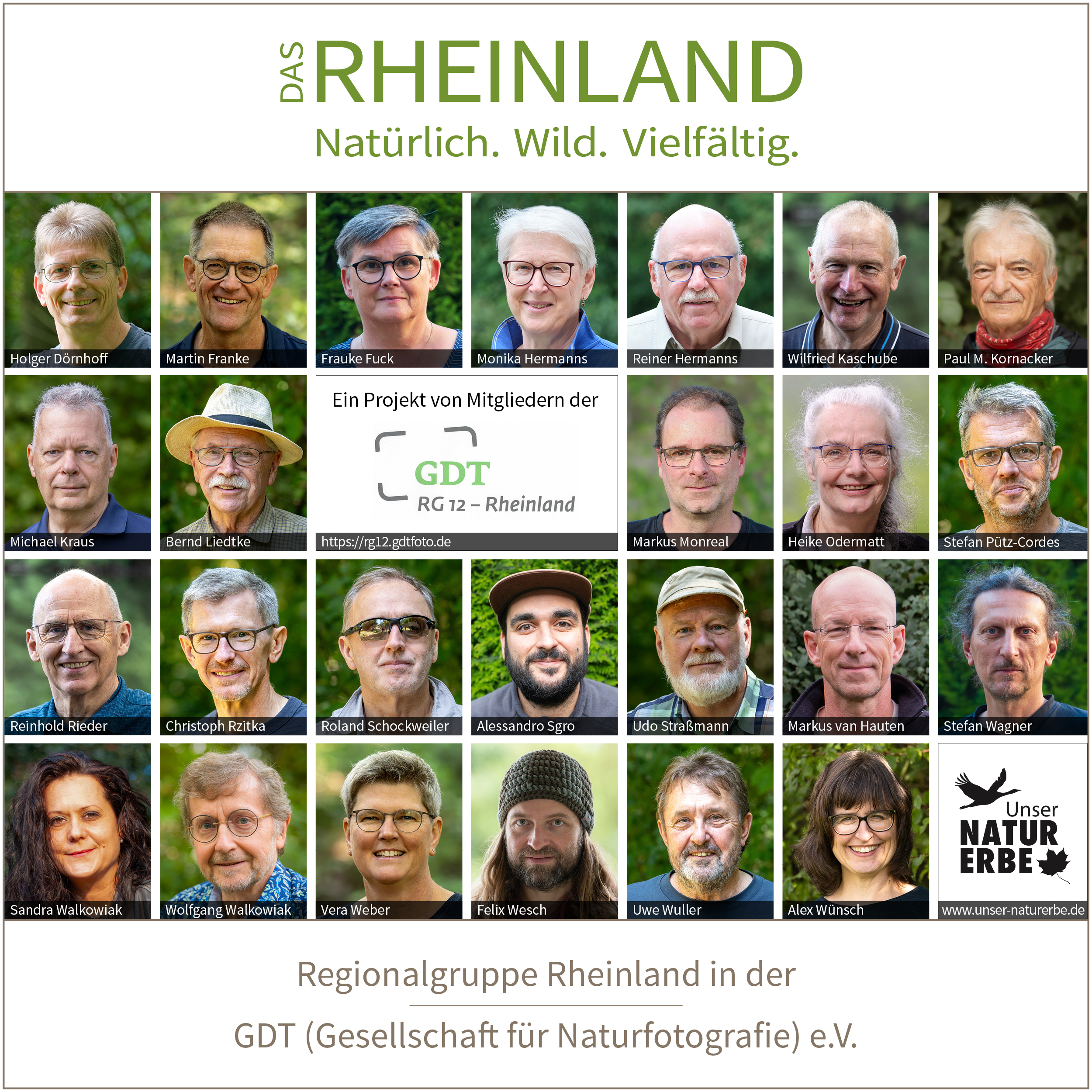 <b>Das Rheinland. <br />Natürlich. Wild. Vielfältig.</b><br />25 Naturfotograf:innen zeigen die Schätze ihrer Heimat 2 Das Rheinland. Natürlich. Wild. Vielfältig. | Ein Projekt der Regionalgruppe Rheinland in der GDT (Gesellschaft für Naturfotografie) e.V.